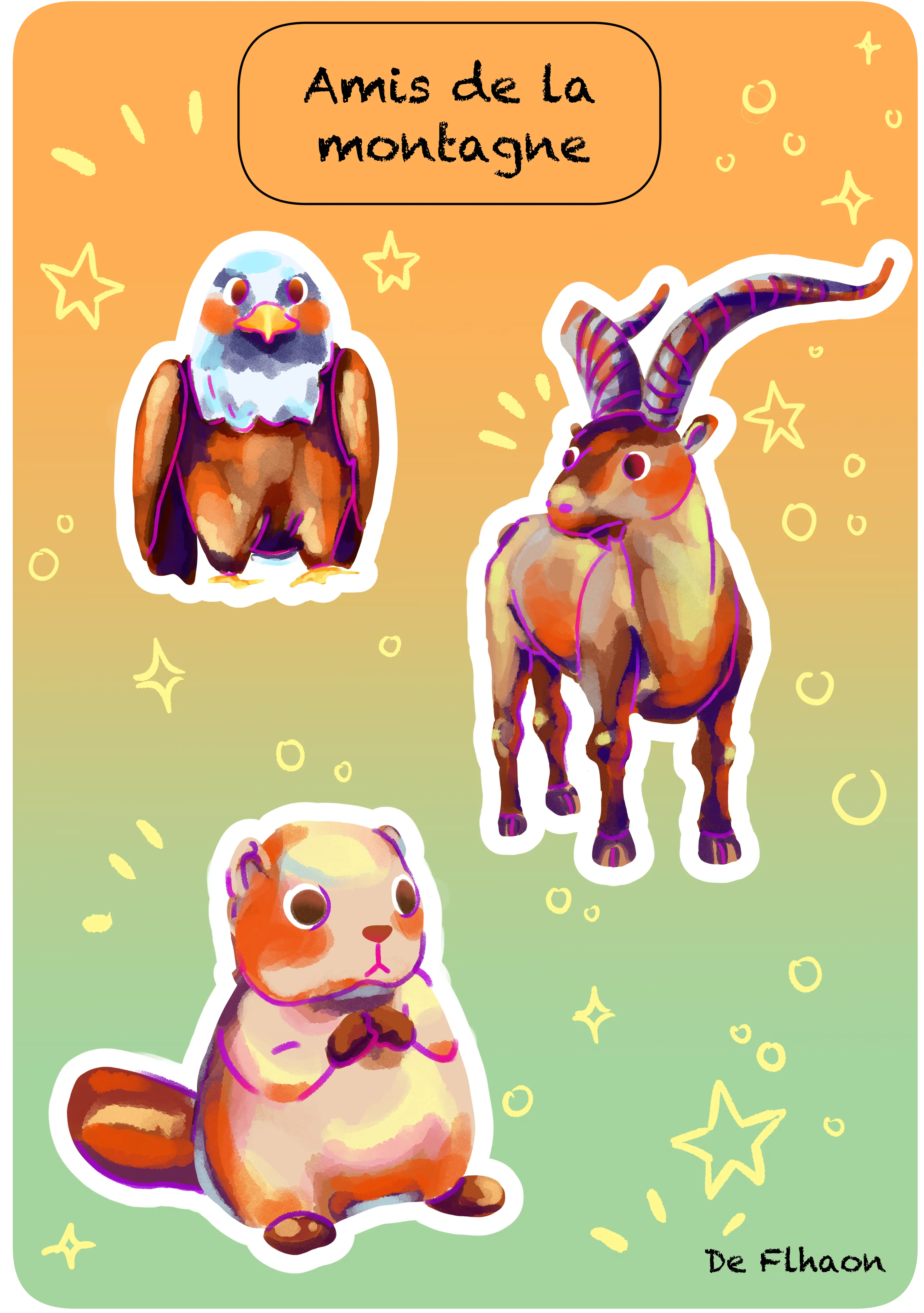 Amis de la Montagne - Stickers